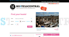Desktop Screenshot of hostelscentral.com